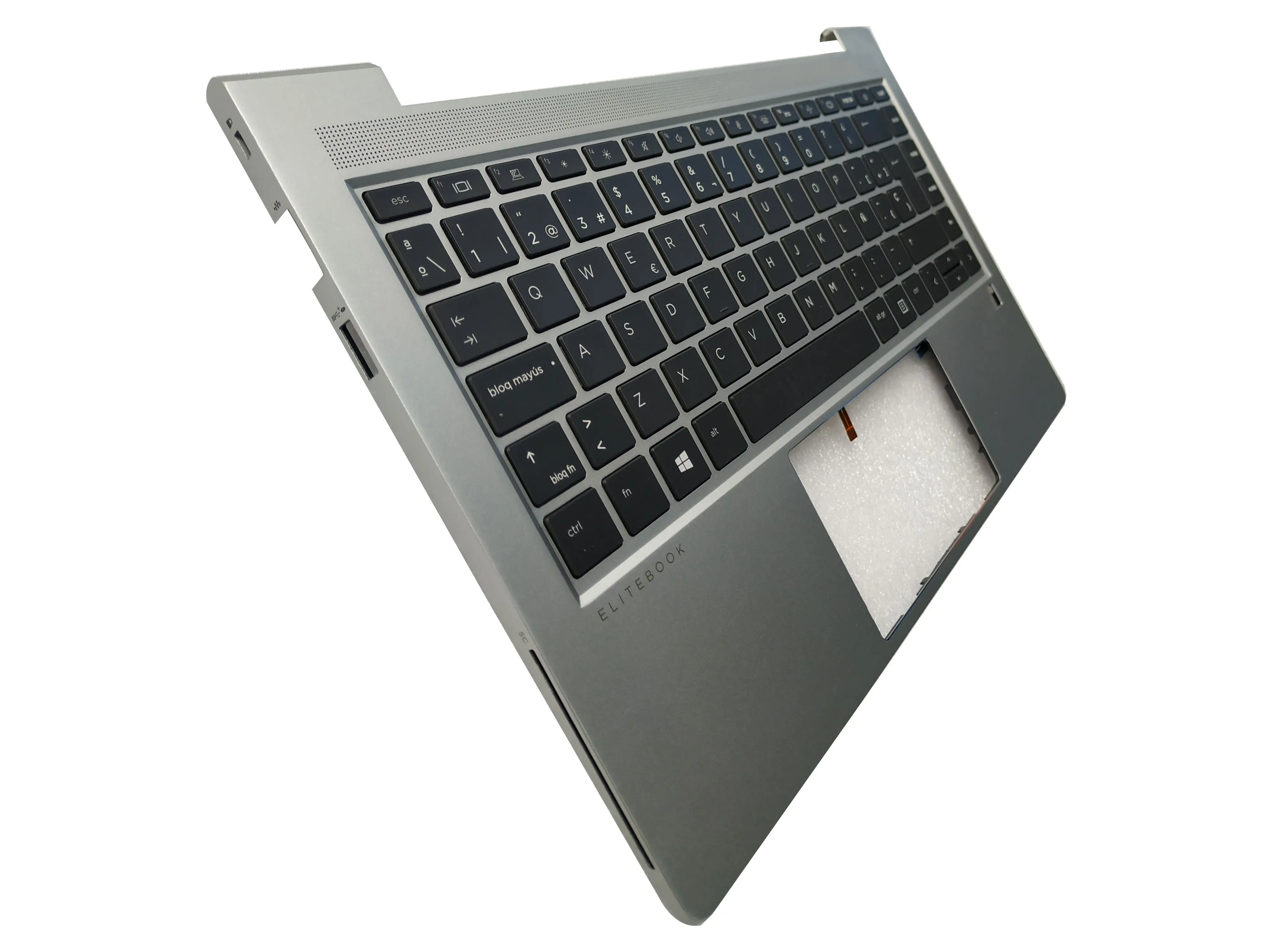 Teclado Retroiluminado com Palmrest Capa Superior Espanhol e Latim hp Elitebook 640 g9 Novo - Imagem 5