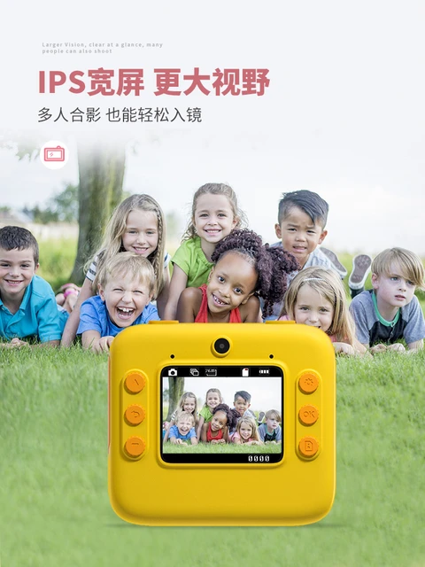 Regalo di compleanno Polaroid fotocamera per bambini può scattare foto e  stampare la fotocamera digitale ad alto pixel bambina mini ragazzo  giocattoli - AliExpress