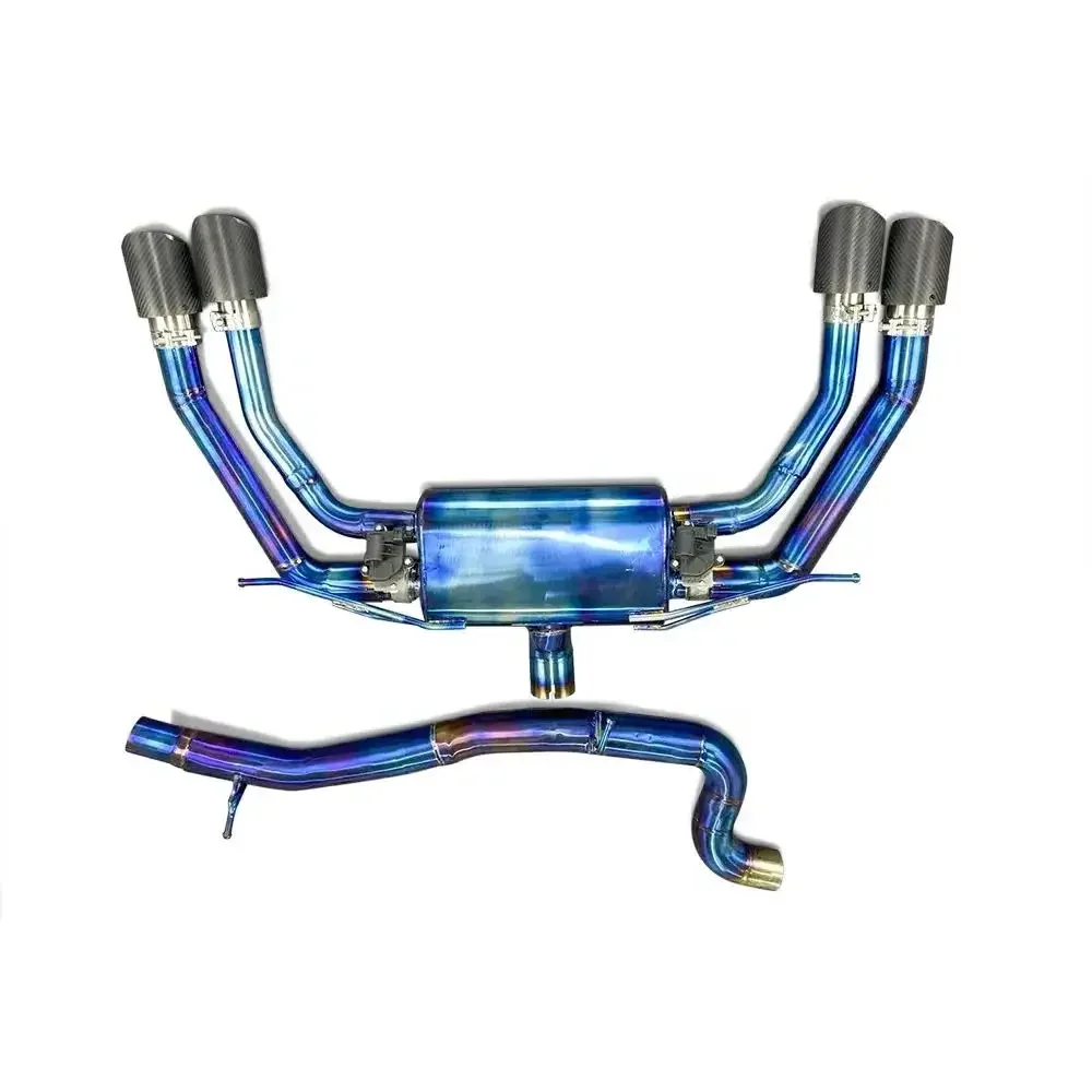 High Performance Titanium Alloy Valve Exhaust Muffler Applicable to Audi S3 2.0T 2015-2023 Exhaust Auto Parts Exhaust System