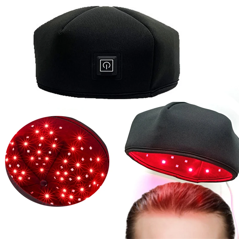 Led Hair Growth Cap Red Light Therapy Devices Depression Anxiety And Stress Relief Head Pain Insomnia Relax Massager Machine - Head Massage Instrument - AliExpress - Hair Care Products