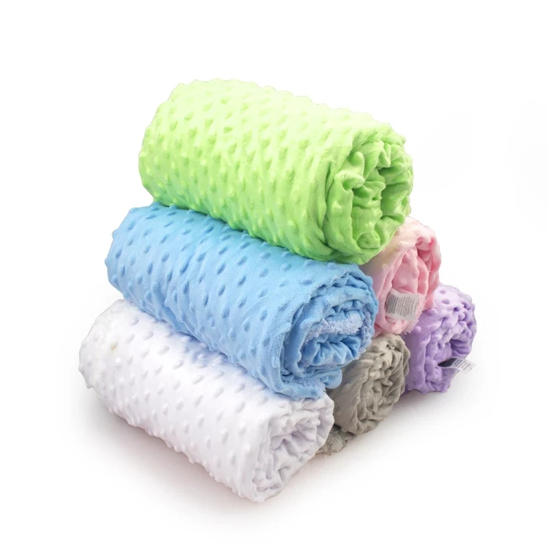 Baby Thermal Fleece Swaddle Blanket 4