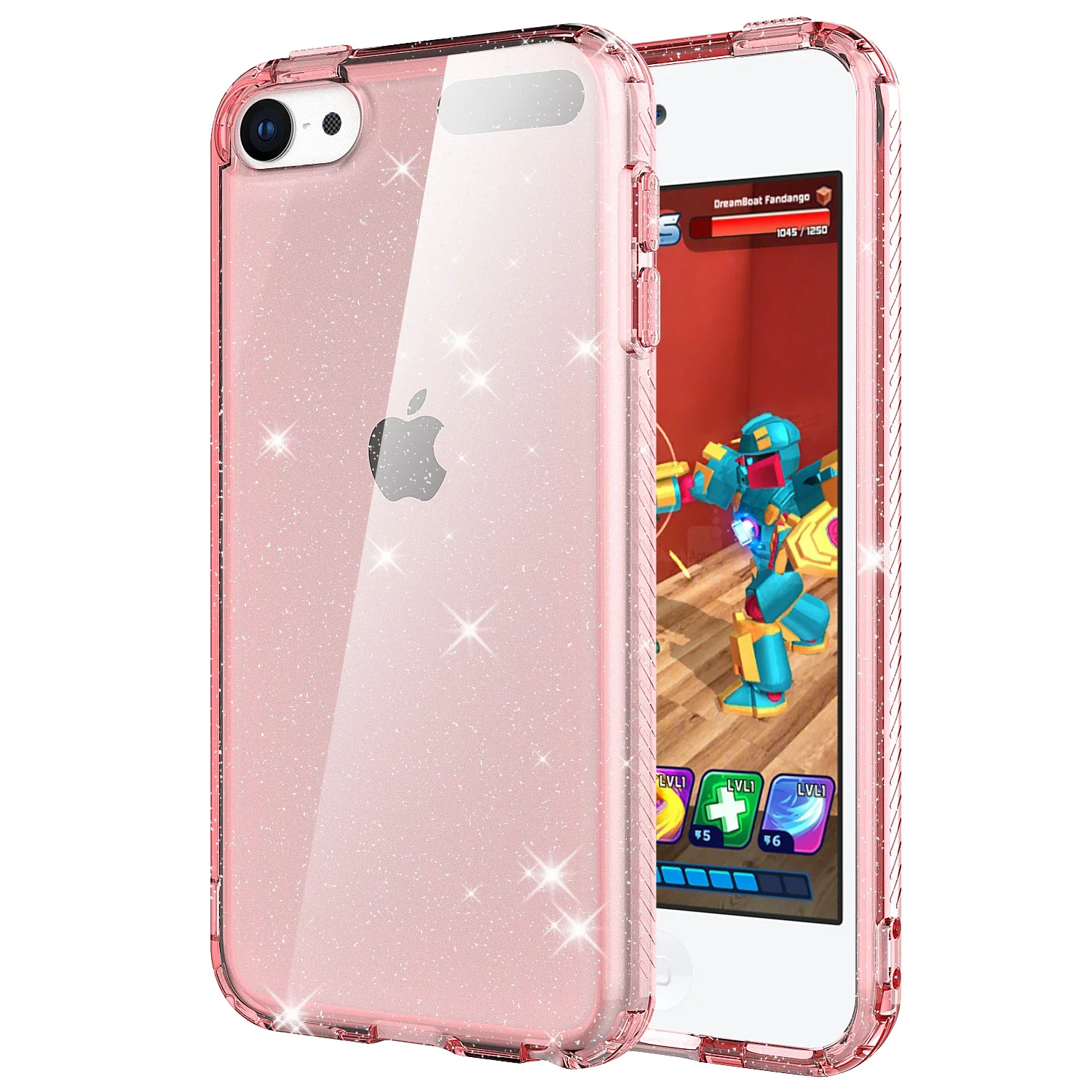 Luxury Bling Soft Silicone Shockproof Transparent Protective Case