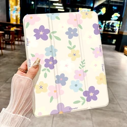 Purple Floral Tablet Case - iPad Air 4  (10.9 - inch)