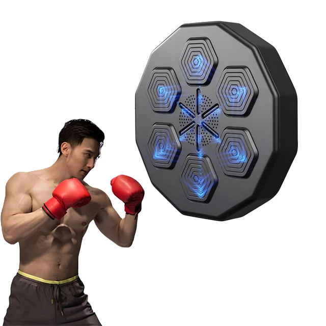 Cible murale d'entraînement de boxe électronique, musique intelligente,  réaction d'agilité sportive - AliExpress