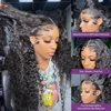 13x6 Hd Lace Frontal Wig Deep Wave 250 Density Curly Human Hair 100% Preplucked Water Wave Front Wigs For Black Women Brazilian 3