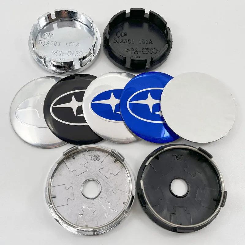 4pcs 56mm 60mm 65mm 68mm Logo Car Emblem Wheel Center Hub Cap Rim Refit