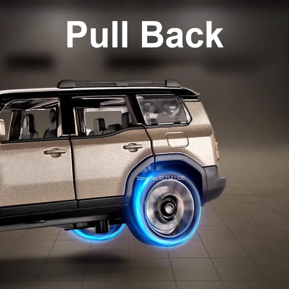 نموذج سيارة لعبة برادو بمقياس 1:32، مصنوعة من خليط...