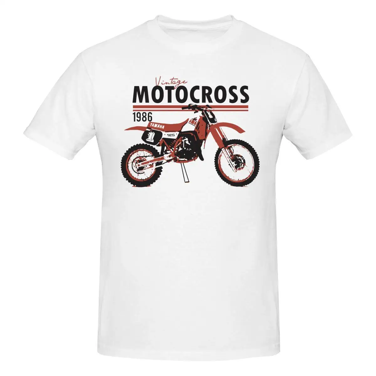 

Motorcycle Vintage Motocross T Shirt Cotton Short Sleeve Custom T Shirt Homme