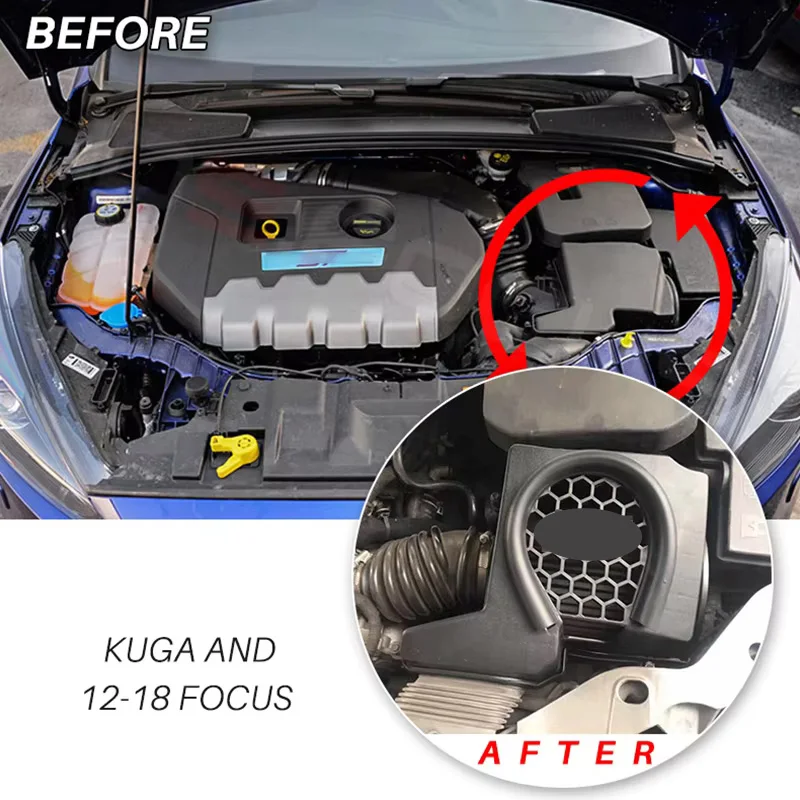 Aramox Scatola Filtro Aria Aspirazione Per Ford Focus/Escape: Ricambio ABS Resistente