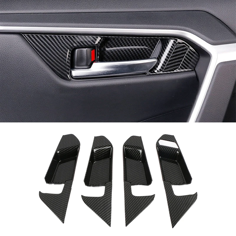 

Interior Mouldings Door Handle Decorative Trim Car Accessories For Toyota RAV4 2019 2020 2021 XA50