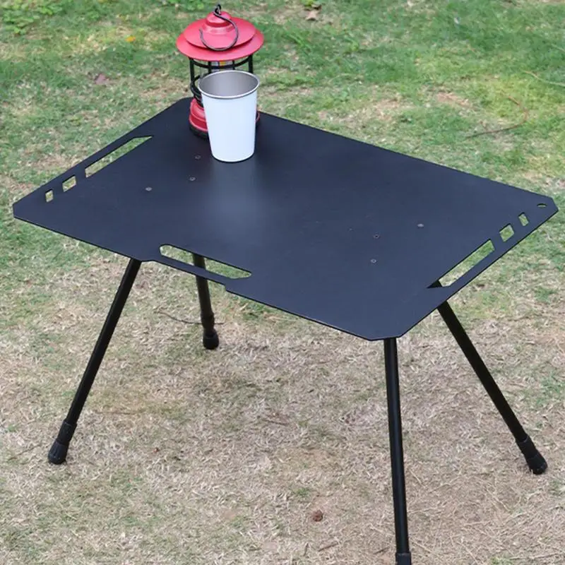 

Portable Foldable Table Height Adjustable Outdoor Camping Table Travel BBQ Picnic Table Aluminium Alloy Ultra Light Folding Desk