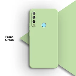 Matte Soft Candy Color Silicone Phone Case with Lens Protection for Honor 9X Premium (Fresh Green)