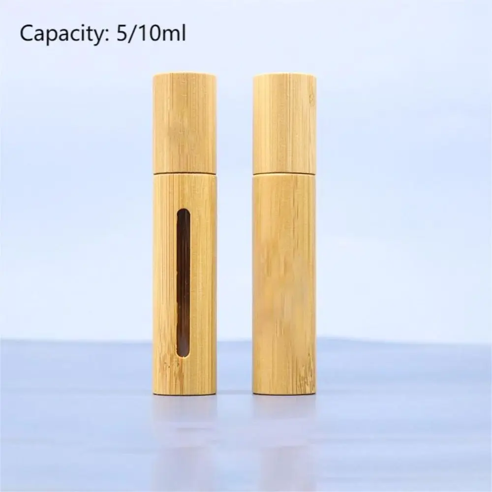 5ml 10ml Bamboo Spray Bottle for Travel, Portable Refillable Mini Cosmetic Container, E... - SKU BSB01143 - UGI Packaging