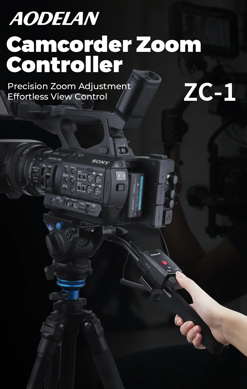AODELAN Camcorder Zoom Controller Zoom / Video Recording Remote Control with 2.5
