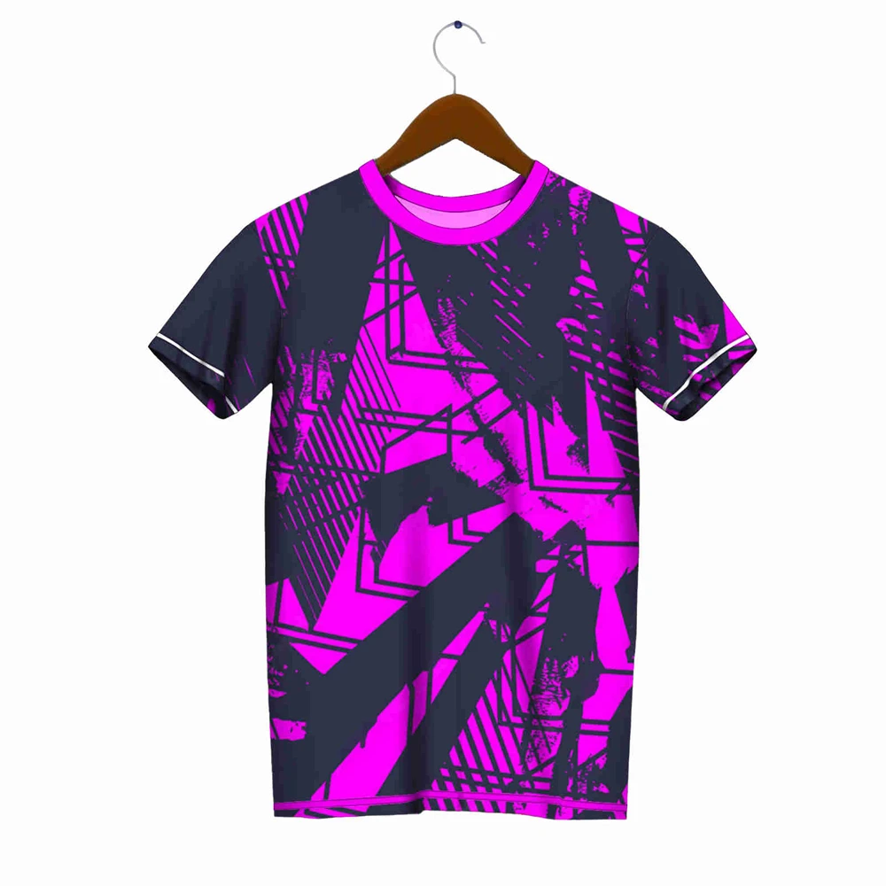 Herren-T-Shirt zum Laufen, Sport-T-Shirts, mehrfarbig, Patchwork-bedrucktes T-Shirt, atmungsaktiv, schnell trocknend, kurzärmelig, Sportbekleidung – Detail 14