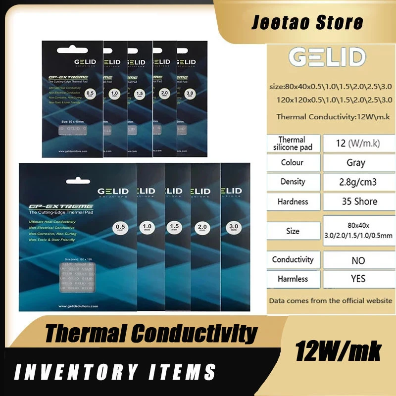 Computer Heatsinks Industrial GELID GPExtreme 80X40 3.0mm PC CPU GPU Heatsink Cooling North and