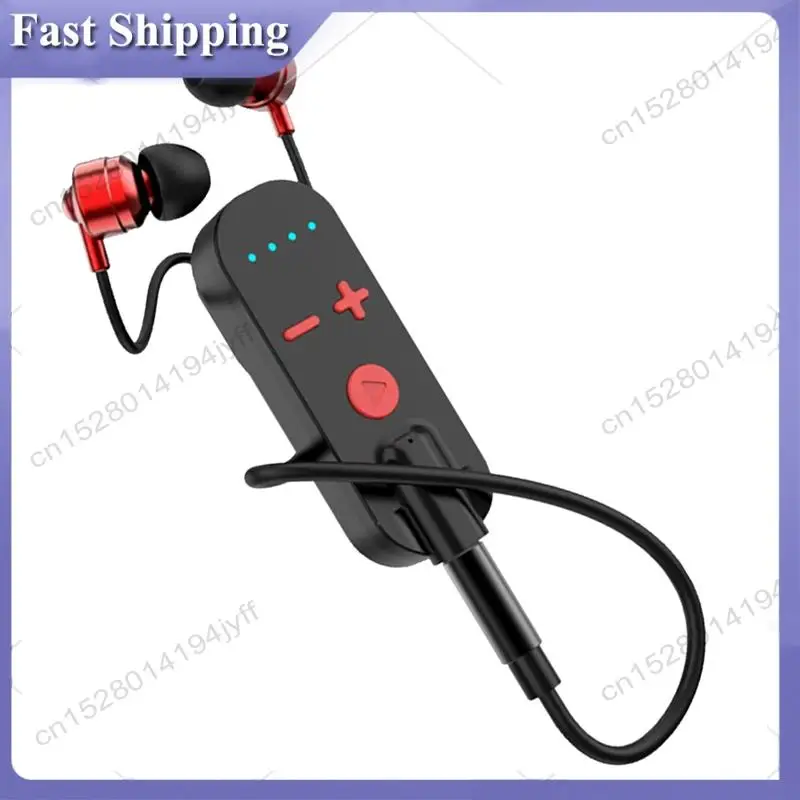-ABDH Bluetooth 이어폰 무선 오디오 수신기 어댑터 ANC+ENC 소음 차단 게임/음악/통화 Hifi 스테레오 AUX 마이크