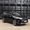 1:32 Toyota RAV4 SUV 2023 Alloy Model Car Toy Diecasts Metal Casting Sound and Light Pull Back Car Toys For Children Vehicle 1