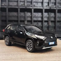 1:32 Toyota RAV4 SUV 2023 Alloy Model Car Toy Diecasts Metal Casting Sound and Light Pull Back Car Toys For Children Vehicle 1
