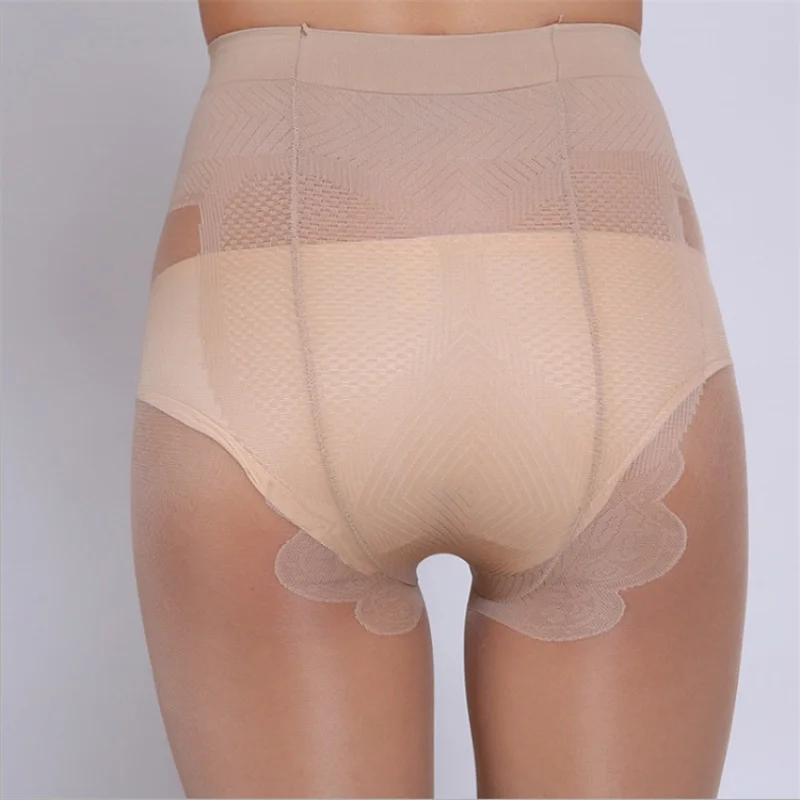 

Durable 30D Pantyhose Bikini T-Shaped Stockings Thick Cored Silk Belly Contracting Hip Lifting Crotch Thickened plus Size