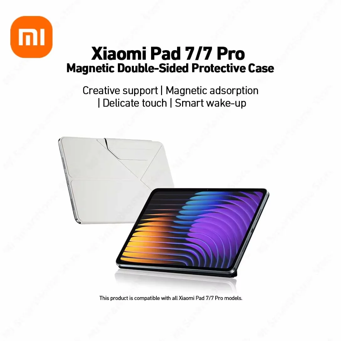 Original Magnetic Dual-Sided Leather Stand Case with Smart Wake/Sleep