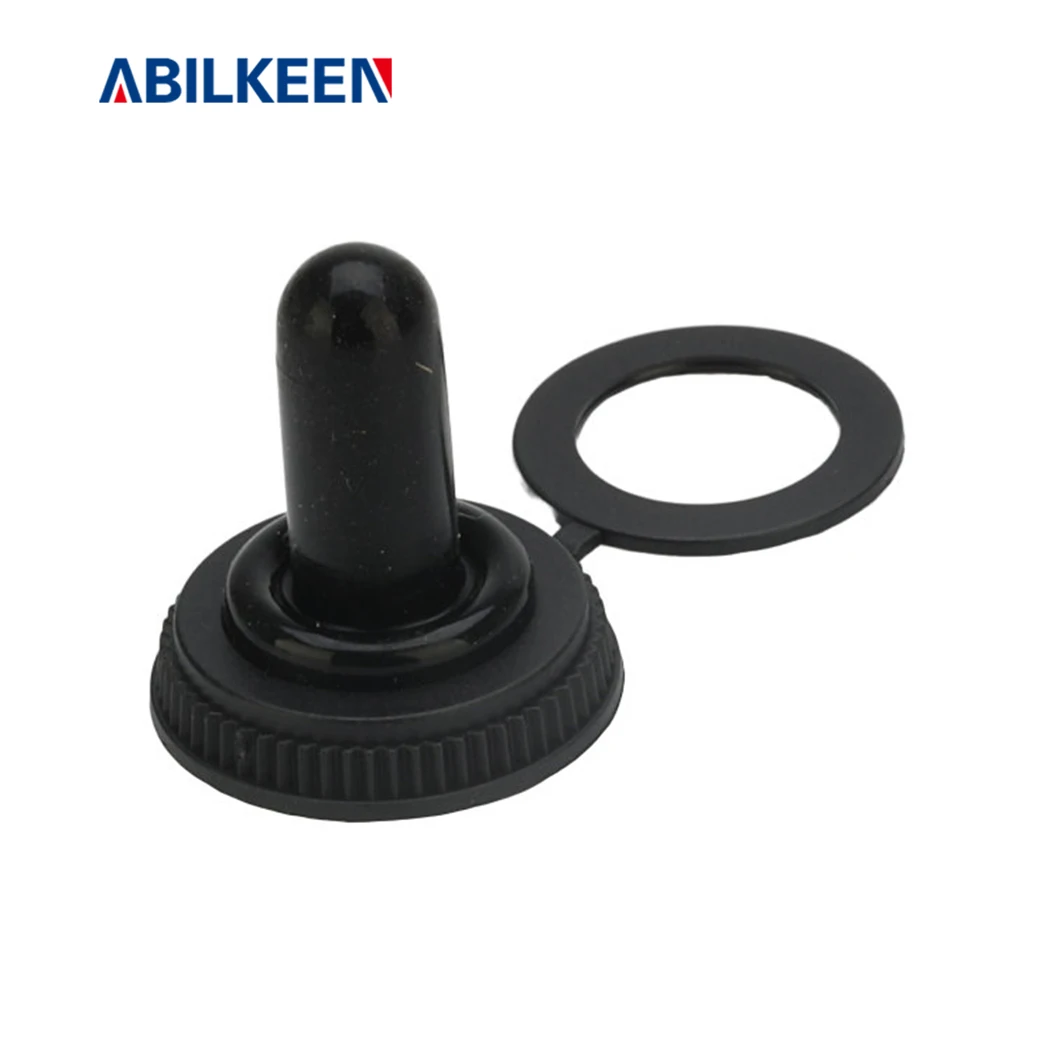 Abilkeen Interruttore A Levetta Copertura Impermeabile Nera Tuta M12 Adatta Per Interruttore A Levetta