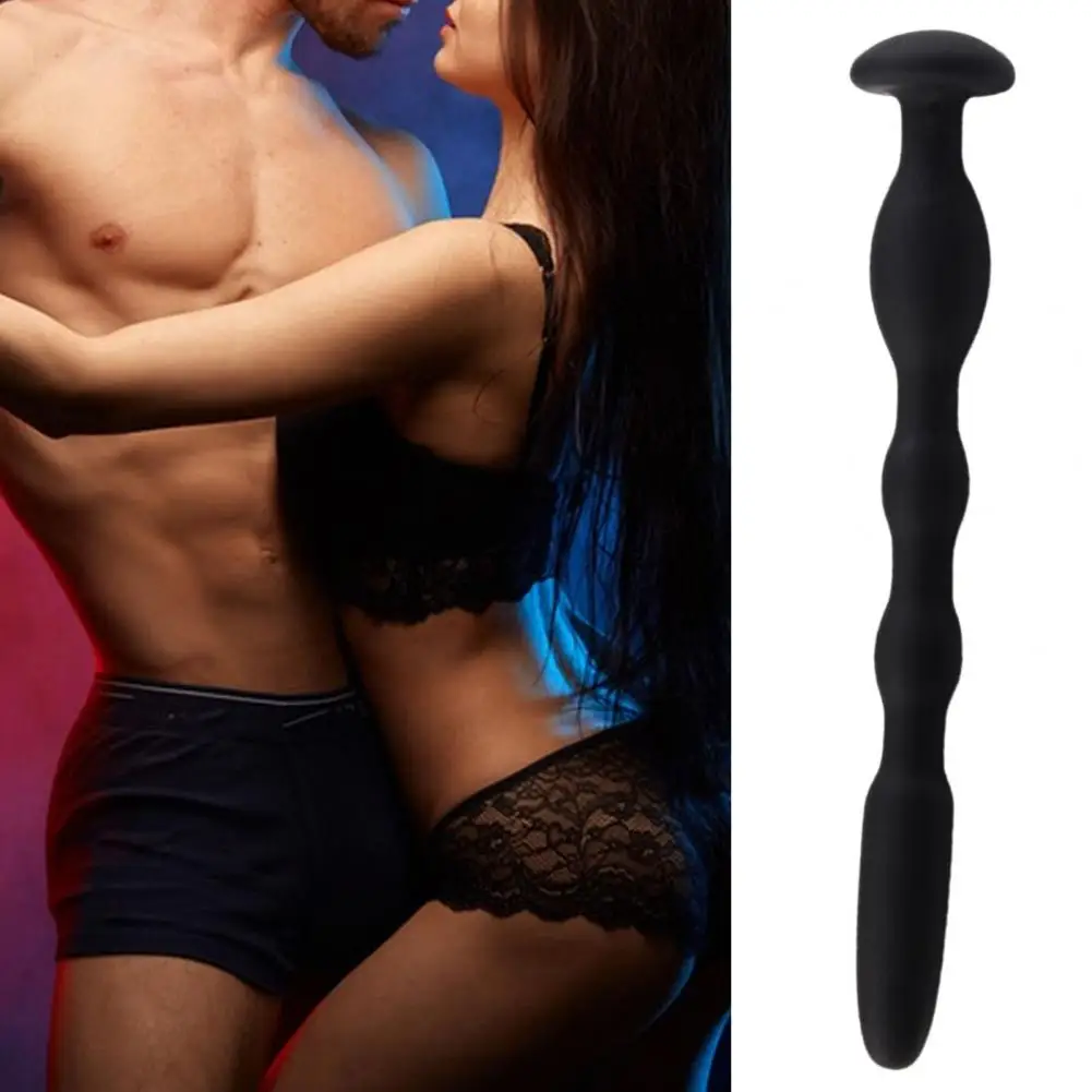 Penis Catheter Burr Free Round Head Flexible Urethral Sounding Rod Adult Sex Toy Black Urethral Sounds Penis Plug Beginner