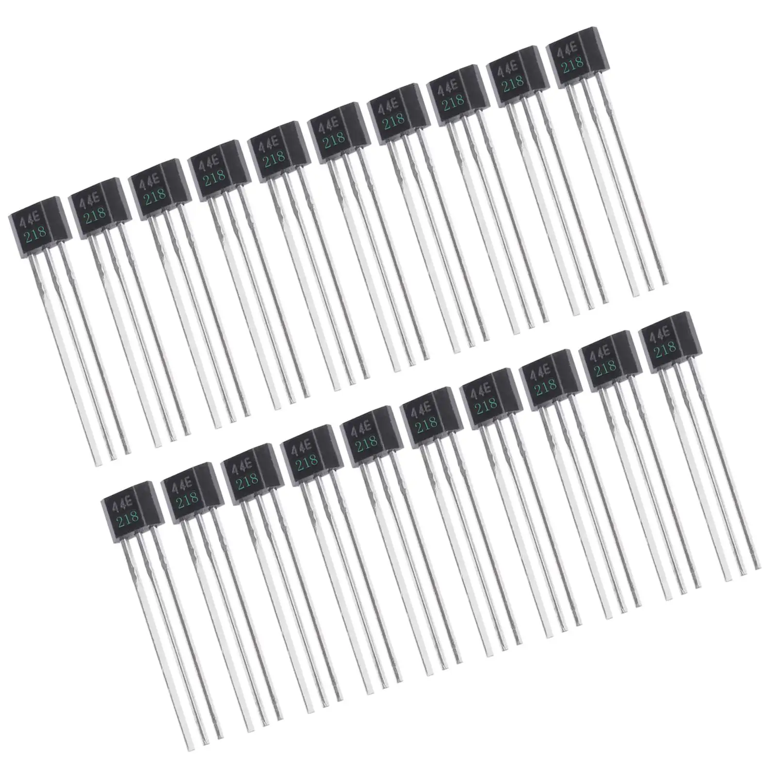 

20Pcs to-92UA 44E Hall Effect Sensor Switches Elements Portable for Small Household Appliances Electric Vehicle Motor Repair