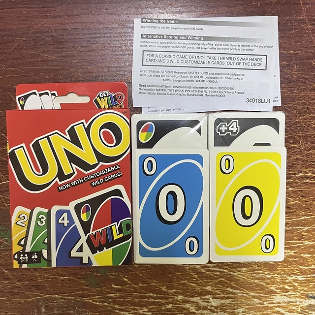 Jogo Uno Dos Mattel 112 Cartas