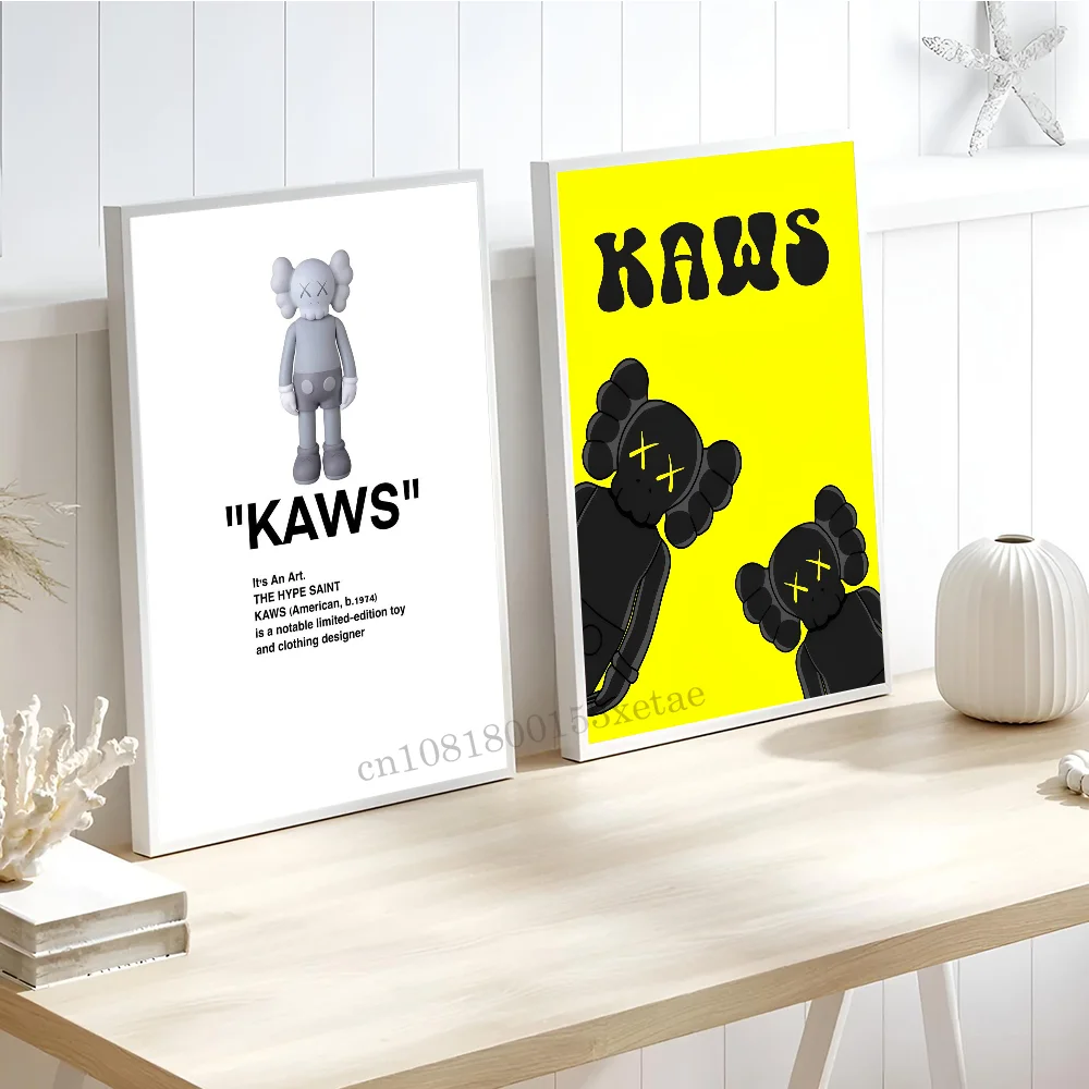 Poster Prints Diy Poster Sticker 1pc Graffiti Violent Teddy Bear Poster Self-adhesive Art Waterproof Paper Sticker Coffee House Bar Room Wall Decor