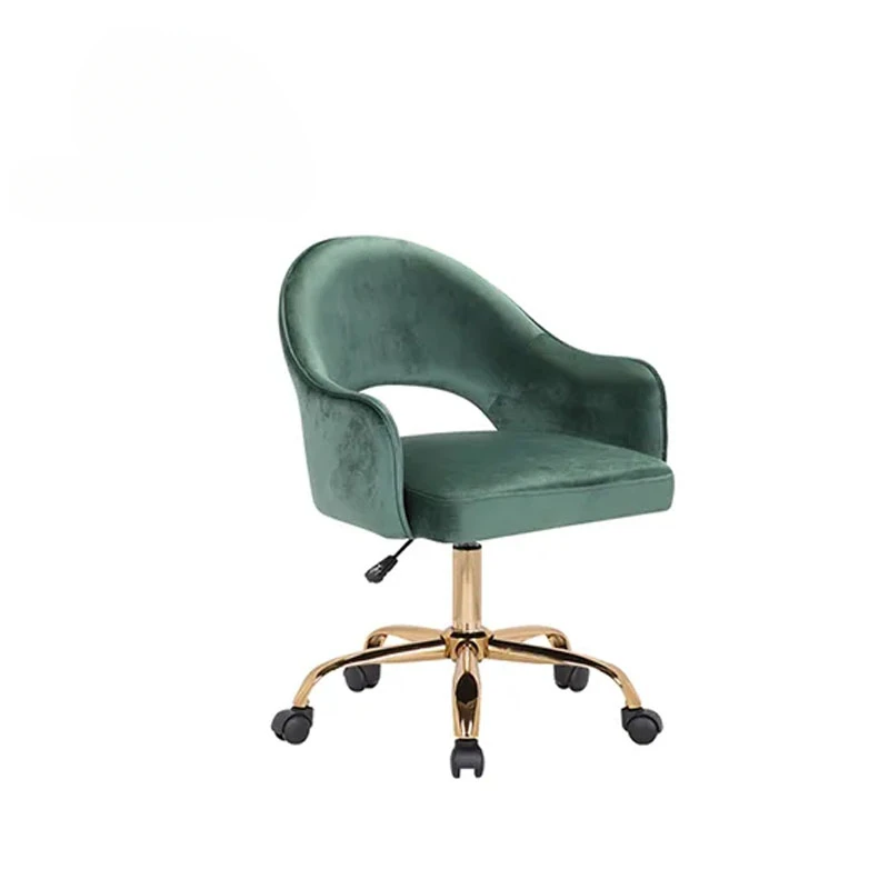 modern office chairs furniture household gaming chair luxury Fabric velvet armchair swivel lifted family office computer chair