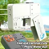 New Folding Phone Toy Water Gun Automatic Continuous Shooting Double Head Jet Water Gun Launcher Model Toy Water Gun Children's 2
