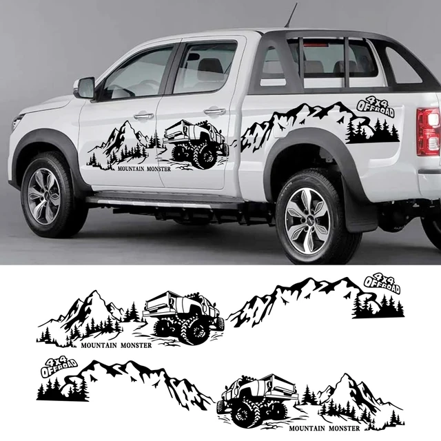 4X4 OFF ROAD DECALS STICKER FORD F-150 CHEVY SILVERADO DODGE RAM TOYOTA  TACOMA