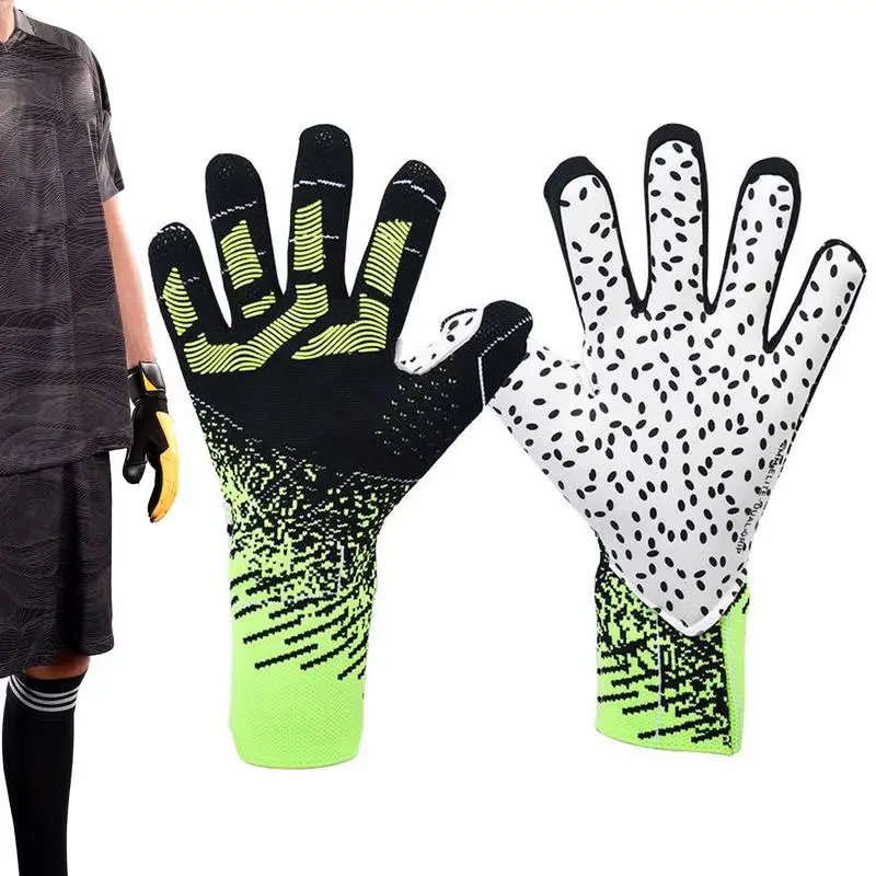 

Goalkeeper Gloves Goalkeeper Gloves Kids Football Gloves With Anti-slip Latex Palm Grips For Adult And Child Soccer Goalie
