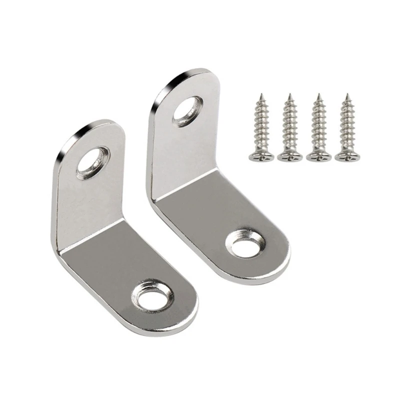 Description Picture 5 of item20pcs 90 Degree Right Angles Supports Metal Corner Connectors set for Wood Shelf