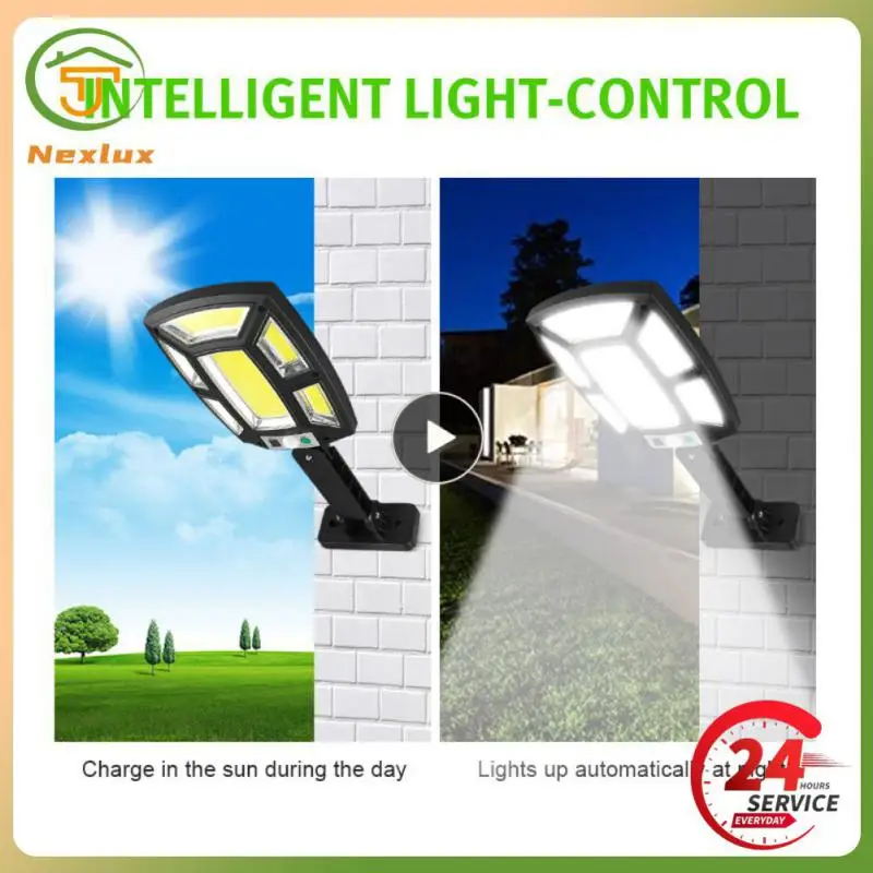 

Настенная уличная лампа с датчиком движения для сада, внутреннего дворика, водонепроницаемое уличное освещение, светодиодные лампы на солнечной батарее