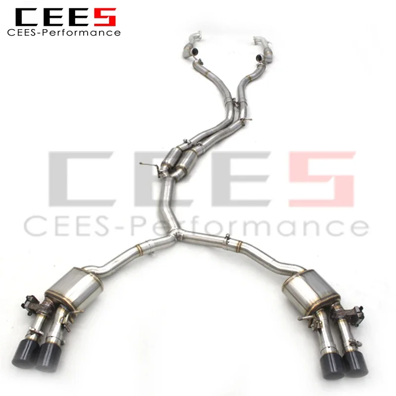 

CEES Catback Exhaust System Stainless Steel Valvetronic Exhaust Pipe For Audi S4/S5 B9 3.0T 2019-2023 Exhaust Pipe Muffler