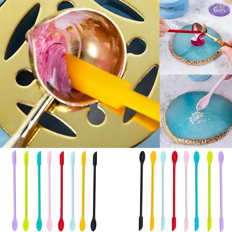 StampWaxDoubleEndSiliconeScraperStirAndScrapeWaxDuringThe