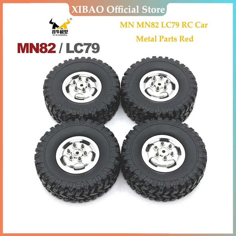 실버 업그레이드 부품, MN 82 LC79 금속 전면 및 후면 차축, 3mm-4mm 샤프트 슬리브 1/12 RC 자동차 업그레이드 부품 액세서리