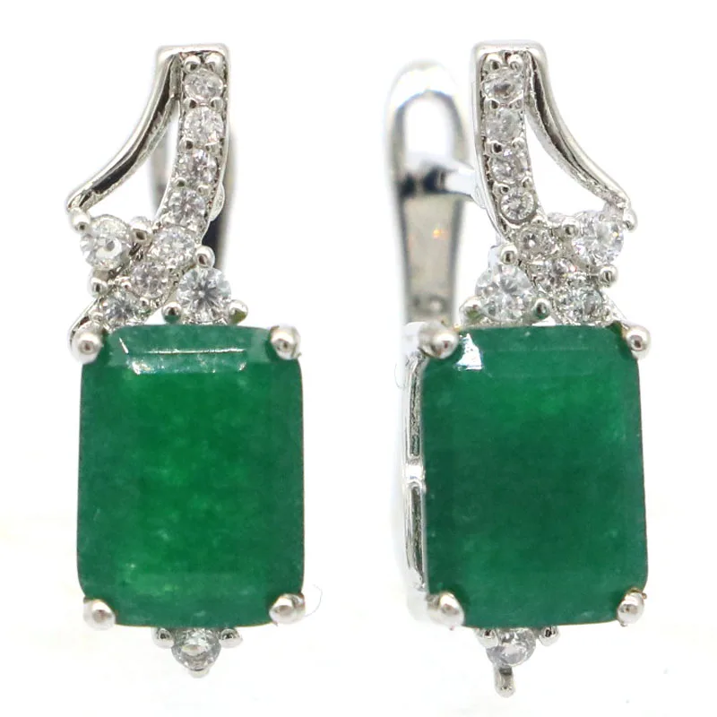 18X6Mm Lovely Cute Zultanite Color Change Alexandrite Topaz Real Red Ruby Green Emerald Sapphire Cz Girls Orecchini In Argento 925