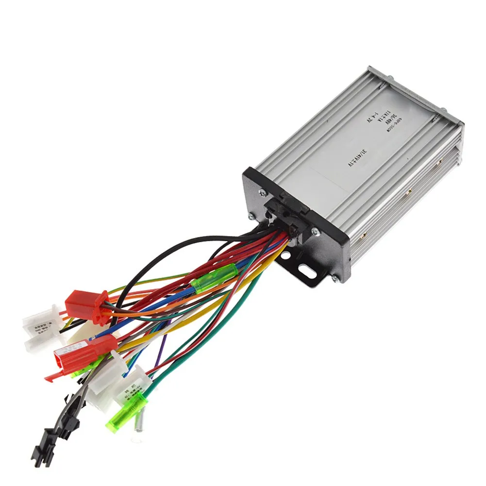 

Контроллер для электрического велосипеда 350W 8,9X5,2X3cm 36V-48V 500W алюминиевый сплав E-регулятор велосипедный Замена серебра