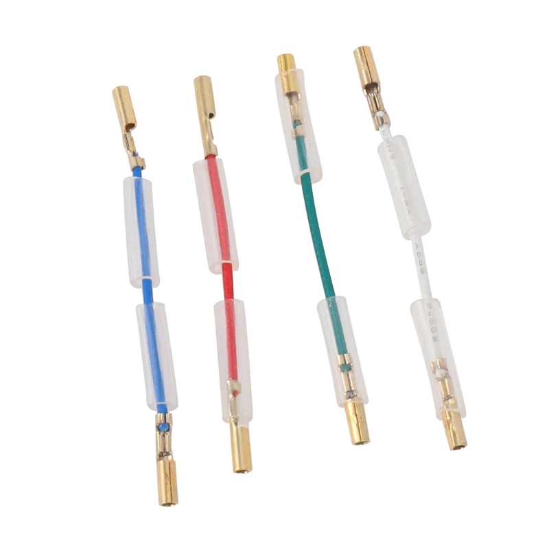 5X Universal LP Disc Record Player Phono Turntable Headshell 4-Pin Aluminum Alloy With OFC Leadwires-AA74