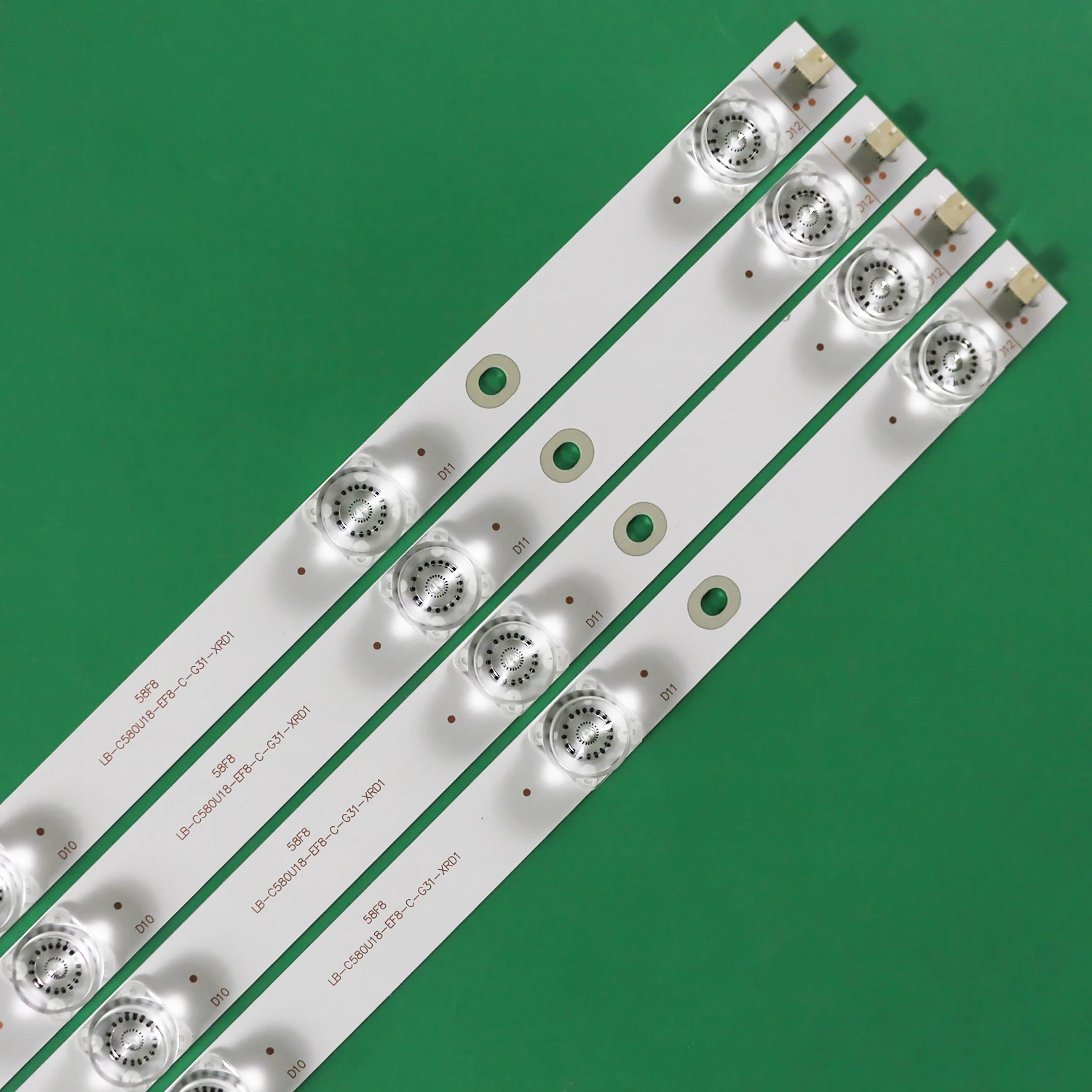Tiras de Retroiluminação Led para Chiq U58g5500 U58g7n Sl581mu 58d2p 58f8 58dp600 Lb-c580u18-ef8-c-g01 12led - Imagem 4