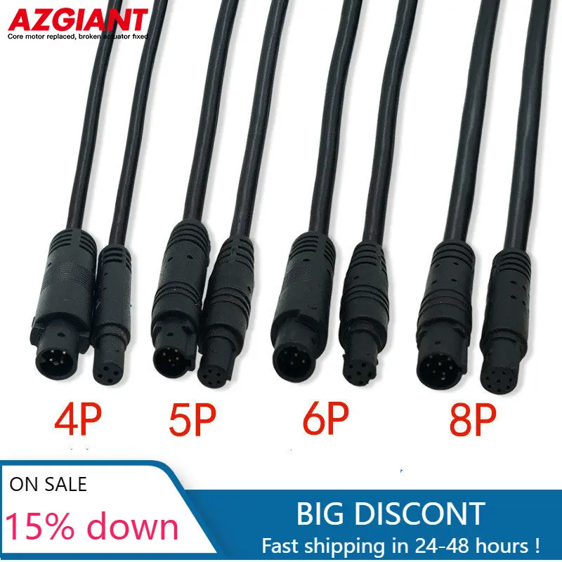 

1/2/3/4/5m Car Rear view camera cable for BMW jack line 4 pin 5P 6P 8P male to female Video recorder rear extension s