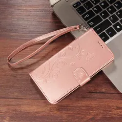 Tsimak PU Leather Flip Wallet Phone Case Cover - Luxurious Design for Honor X7B (H5-Rose Gold)