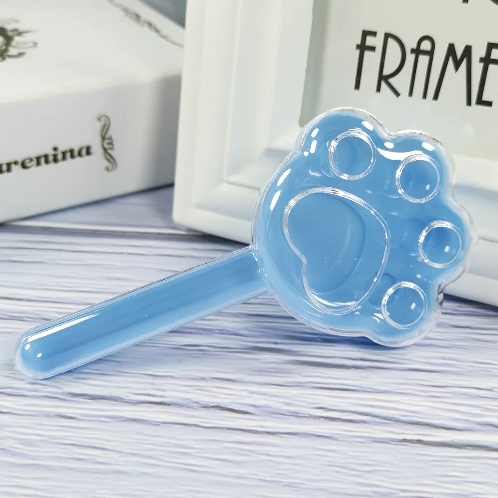 5 Stück süße Bären-Punkt-Katzenpfoten-Lutscher-Form, Kunststoff-Süßigkeitskästen, Geschenkverpackung für Tiere, Haustiere, Geburtstag, Babyparty, Party-Dekoration – Detail 6