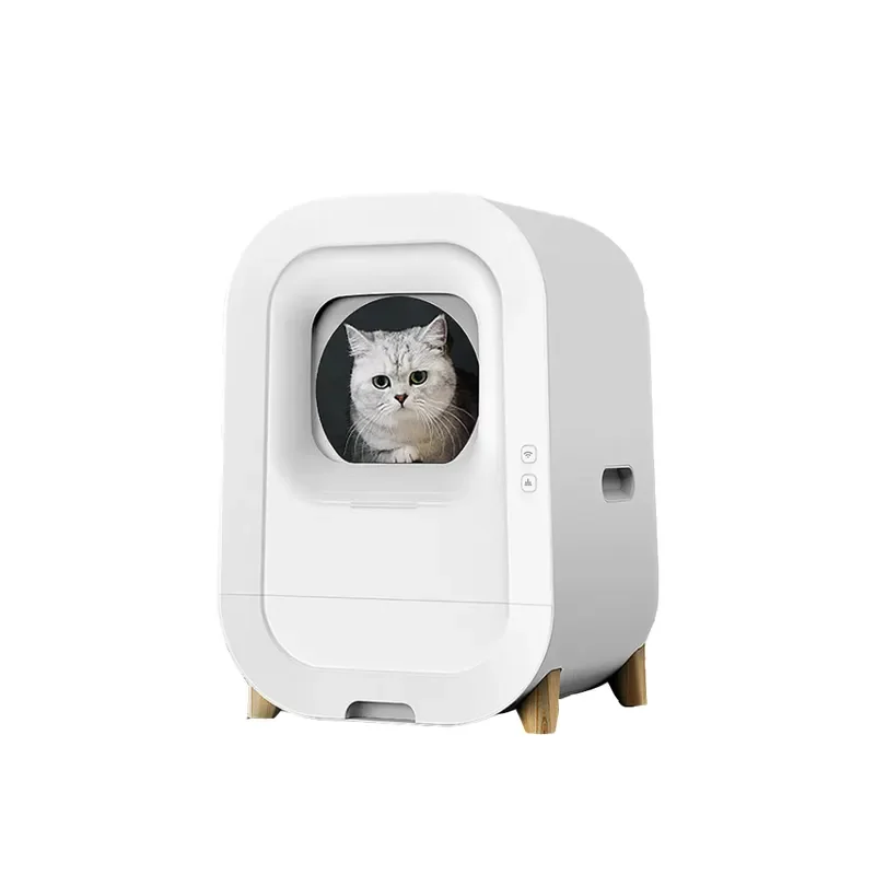 

Wholesale automatic smart cat litter box large cat self-cleaning toilet semi-closed electric pet toilet