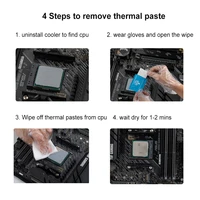 New Thermal Paste Remover No Impurities Thermal Compound Cleaning Wipes for CPU GPU heatsink Thermal Paste (20 Pieces) - Image 6