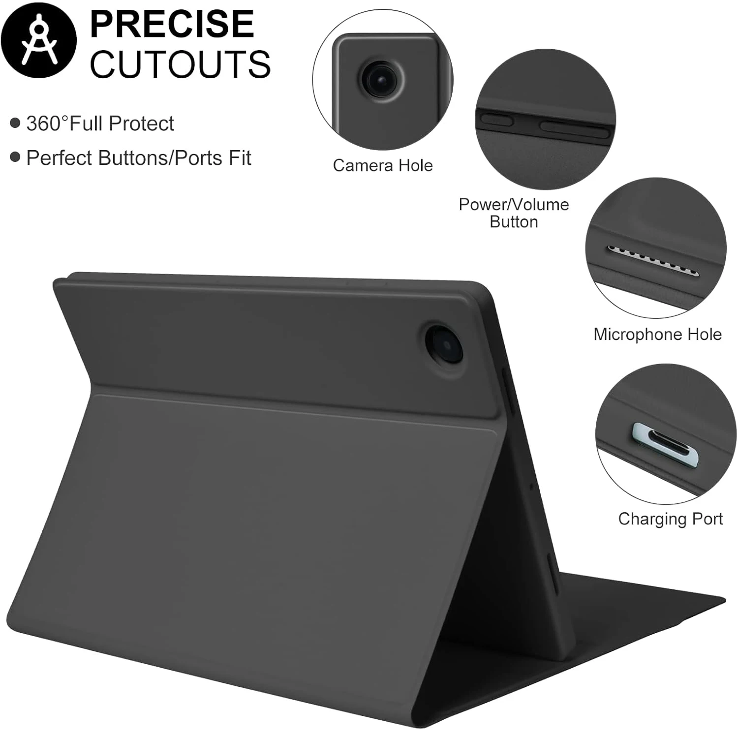Versatile Keyboard Case for Samsung Galaxy Tab A8 10.5 Inch