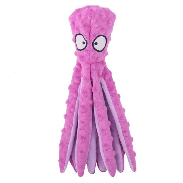 S8b68547160884f568e5cde5a252ac7f0D.jpg Pet Plush Toy Octopus Dog Interactive Toy Indestructible Bite Resistant Sound Puppy squeaky Octopu Dogs Rattle For Toys Supplies